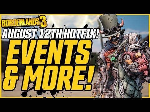 SOULRENDER + ANNIVERSARY EVENTS! // Borderlands 3 August 12 Hotfix