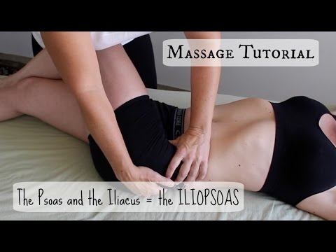 Massage Tutorial: The PSOAS!! and the ILIACUS!! (The Iliopsoas...)