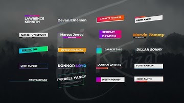 Create Green Screen Lower Third