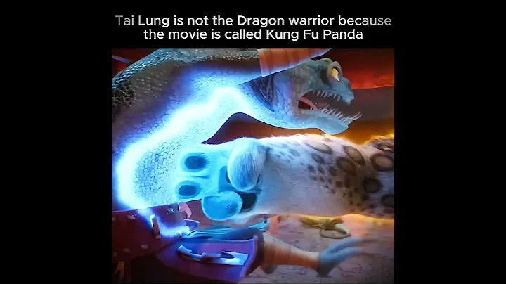 Tai Lung was meant to be the Dragon Warrior | Next Up | #kungfupanda #tailung #dreamworks #shorts