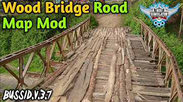 Map Mod Bussid 3.7- New Wood Bridge Road Map Mod For bus simulator Indonesia by AS gaming 295