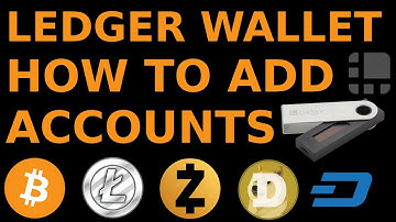Ledger Wallet: How to Add Accounts to Ledger Wallet Bitcoin ZCash Litecoin Dogecoin Dash