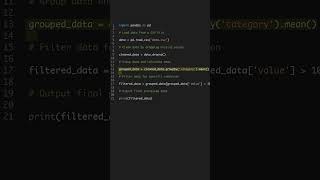 Data Processing in 60 Seconds - Efficiency! #shorts