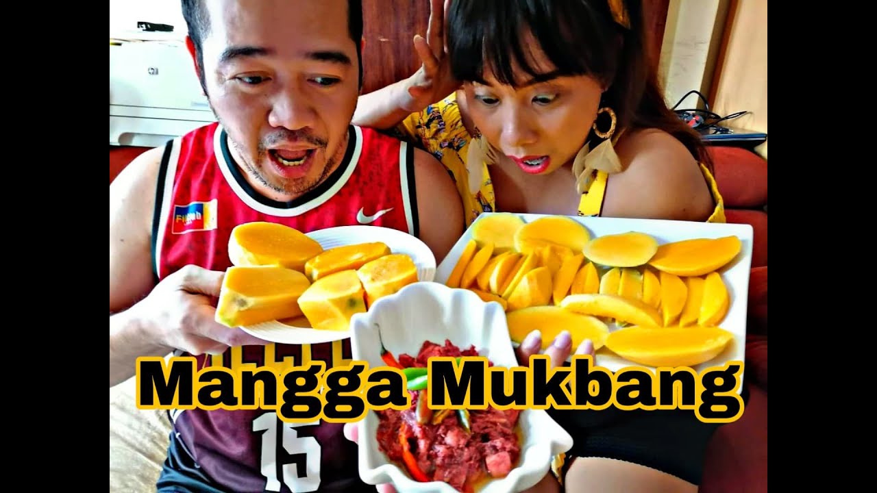 Mukbang Mangga + Bagoong - YouTube