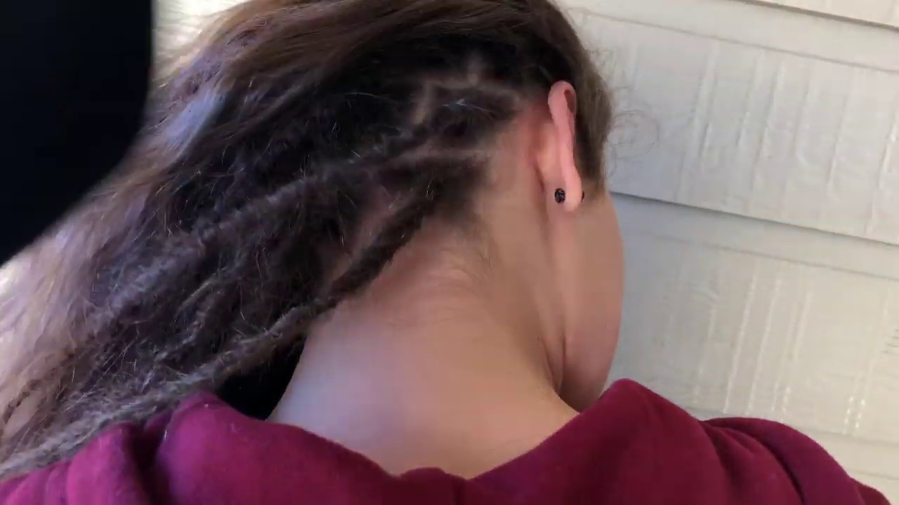 How To Dread Straight Hair Twist And Rip Method By Beauty Youtube