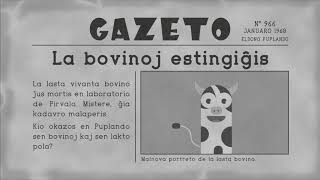 Gazeto nº 966: La bovinoj estingiĝis * Esperanto