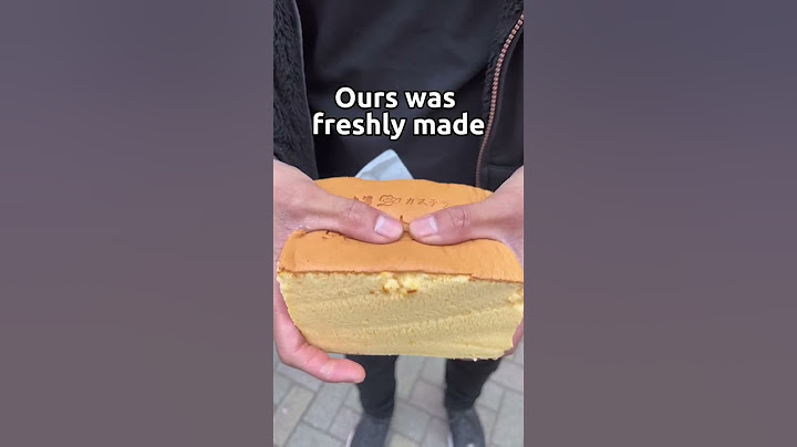 Let’s try Jiggly cake in Japan