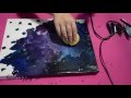 DIY Wall Art // Crayon Galaxy