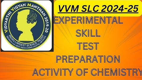 EXPERIMENTAL SKILL TEST PREPARATION  FOR VVM STATE LEVEL CAMP #2024 #SLC #howto #EST #VVM #scifun4u