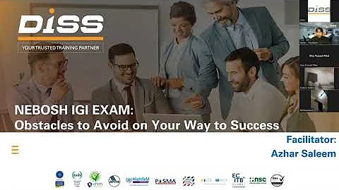Free webinar on NEBOSH IG1 Exam: Obstacles to Avoid on Your to Success