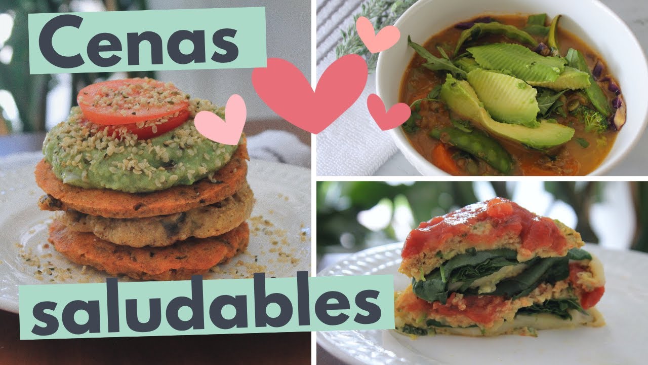 ¿No sabes qué cenar? Cenas saludables