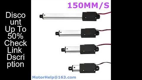 6V 12V 24V customized Micro Linear Actuator motor actuador lineal 10/30/50/100mm stroke for Remote C