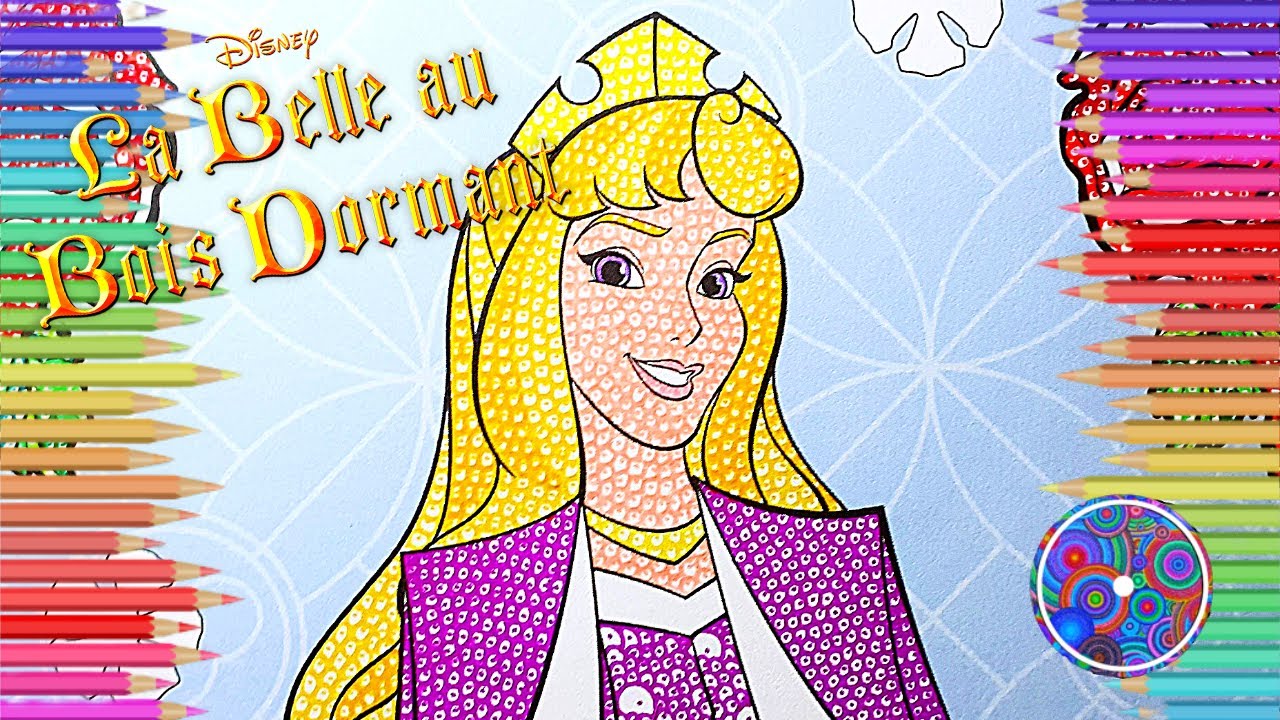Colorier et dessiner la Princesse Aurore, La Belle au bois dormant