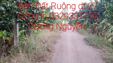 Nhà Đất Bán Đất Ruộng vườn dt 27 Công Giá 150tr Công Thạnh Hóa LA
