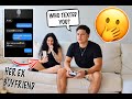 TEXTING MY GIRLFRIEND AS IF I'M HER EX!! *LOYALTY TEST*