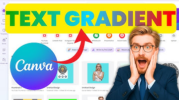 The ABSOLUTE BEST Way to Create GRADIENT Color Text in Canva