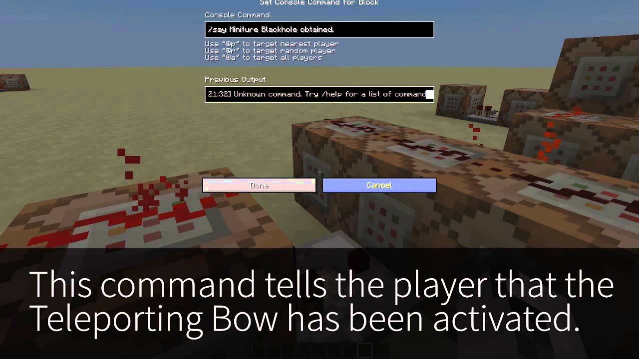Minecraft :: Teleporting Bow in Vanilla Minecraft :: + Tutorial