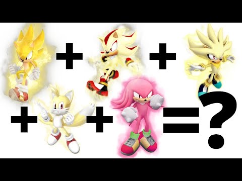 Combining 5 Sonic Characters Into 1! (sonic, Tails, Shadow