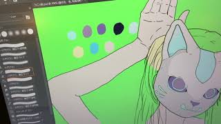 【小学生6年】液タブはフォトショップを使って描いてます。#ペンタブ #Photoshop #とわ子