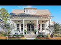 Southern living home tour- Lovely elegant cottage with front porch & back porch