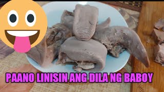 HOW TO CLEAN AND PREPARE LENGUA/PIG TONGUE