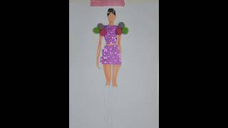 Barbie Girl Fashion Sketch / Fashion Illustration /Illustrazione Di Moda