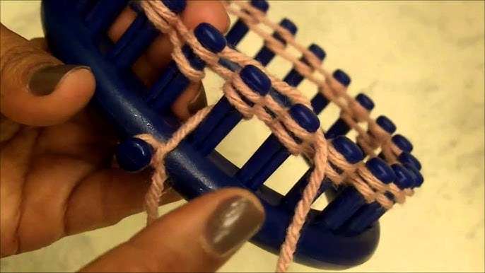 Loom Knit: Cast On Round Loom - eWrap Method, BEGINNER