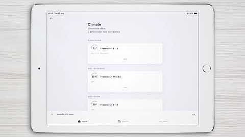 How to Create and Edit Climate Scenes with the Crestron Home App