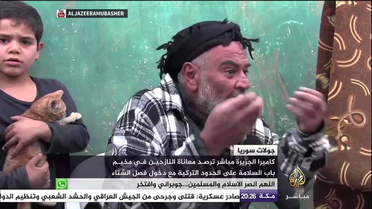 رصد معاناة النازحين في مخيم باب السلامة على الحدود التركية