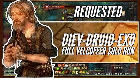 [Requested] Diev-Druid-Exo Full Velcoffer Solo Run | Tree of Savior Re:Build