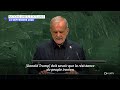 EXTRAIT I L'Iran ne baissera "jamais la tête", avertit son président à l'ONU