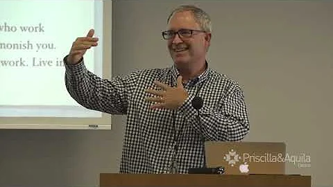 Co-leading mixed Bible study groups - Phil and Jil...