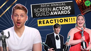 2024 SAG Winner Reaction  |  Lily Gladstone WINS Big!!!