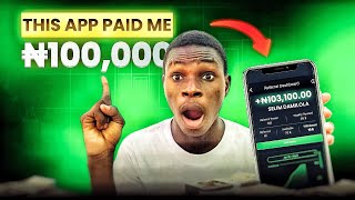 This App Paid Me ₦100,000 Naira To My Bank Account- Make Money Online In Nigeria