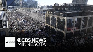 Thousands March, Rally Against Ice In Downtown Minneapolis