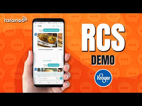 What is RCS Messaging, and How Does It Work? Kroger RCS Demo