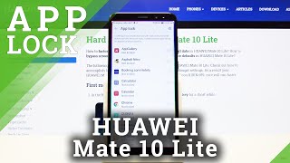 How to Lock Apps with Password on HUAWEI Mate 10 Lite – Protect Apps screenshot 1