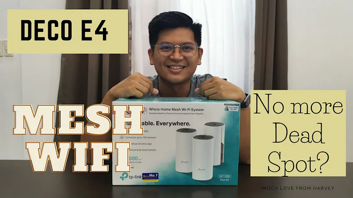 Deco E4 home mesh wifi unboxing, setup, and testing