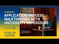 Livestream - Application process walkthrough with University Admissions