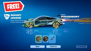 How to Unlock *FREE* Successory Boost + Vorteka & Frame-Reign Wheels | Fortnite x Rocket League
