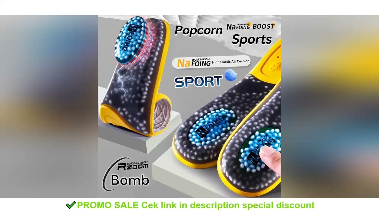 Sport Insoles Arch Support Breathable Technology Design Shock Absorption Shoes Pad Outdoor Running R