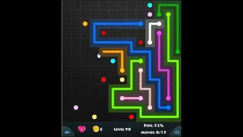 flow game facebook - jumbo pack level 98 Connect the dots