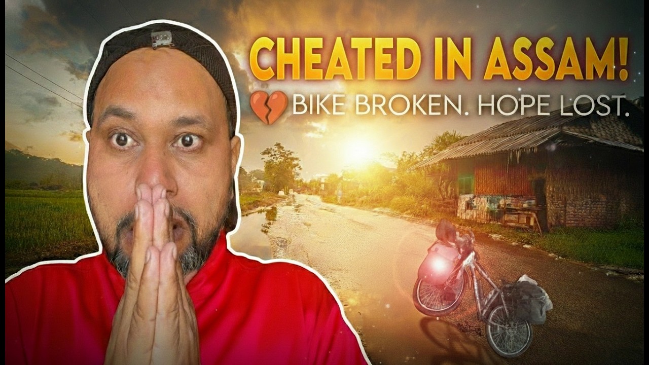 Cycling in Assam: Cheated, Bike Broken & Everything Failed – My Story