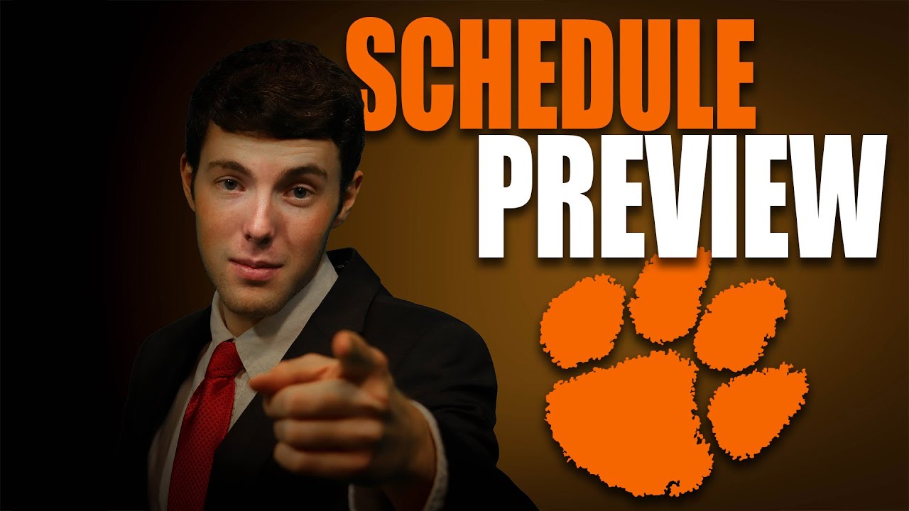 Clemson 2020 College Football Schedule Preview - YouTube