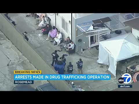 FBI executes warrants in Rosemead in connection with drug trafficking operation