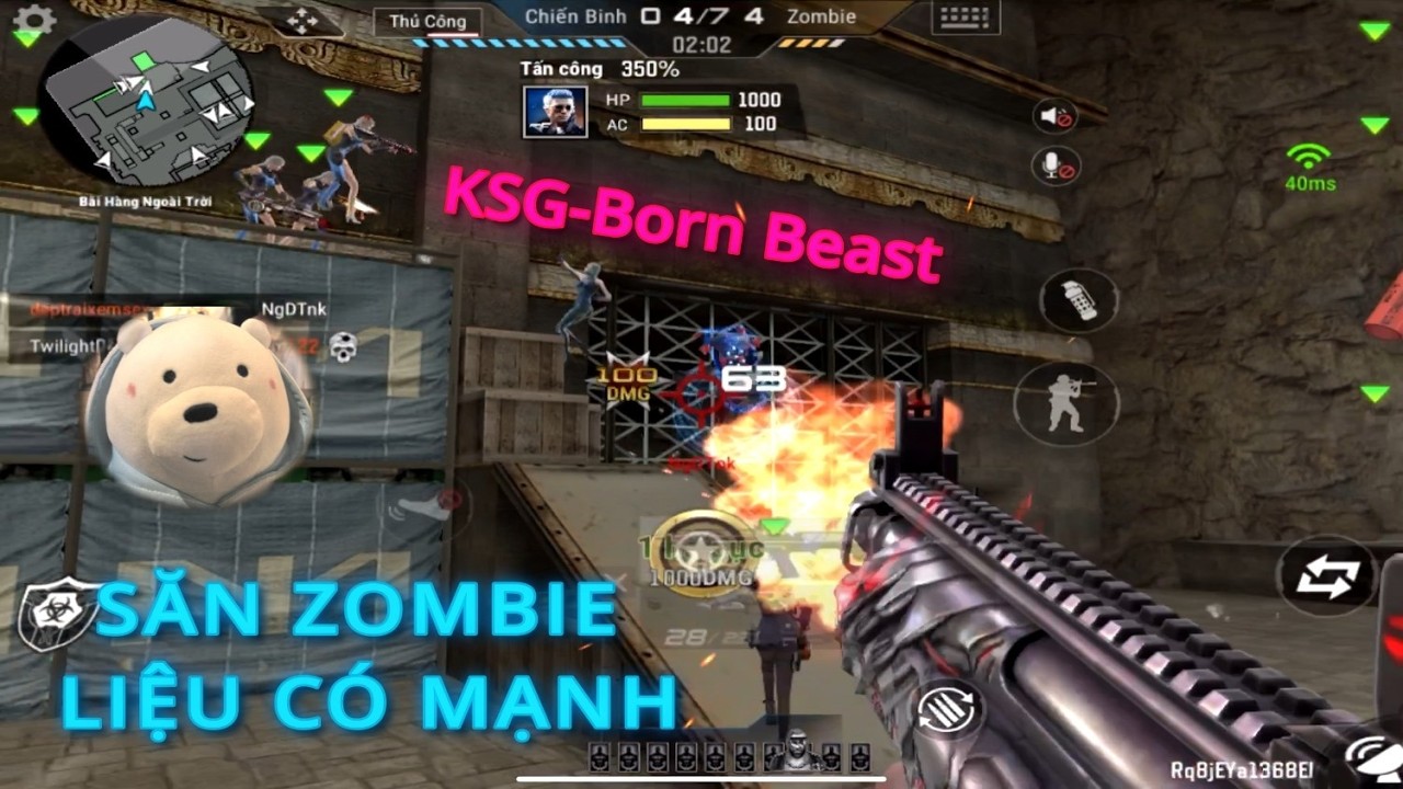 CROSSFIRE LEGEND-Đánh Giá Chi Tiết Về Khẩu KSG Born Beast Liệu Có Mạnh Trong Chế Độ Zombie ?