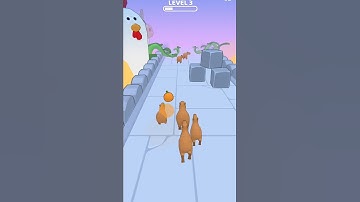 Capybara Rush Android/iOS Gameplay #shorts