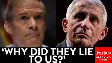 BREAKING NEWS: Jim Jordan Grills Ex-DNI Why Fauci Quashed Lab Leak Theory