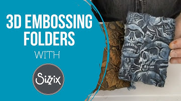 Tim Holtz 3D Embossing Folders with Pete Hughes