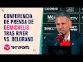 EN VIVO: Martín Demichelis habla en conferencia de prensa tras River vs. Belgrano